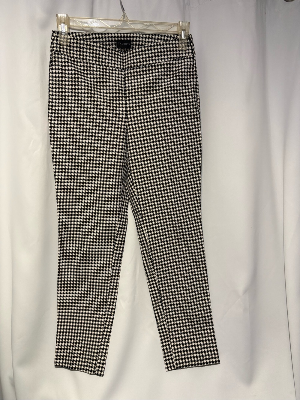 Talbots Black and White Houndstooth Men’s Dress Pants